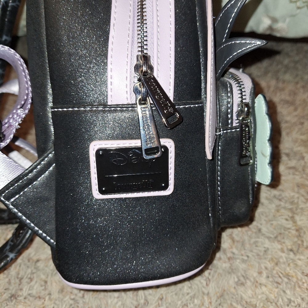Loungefly Malificient Backpack and Wallet - Picture 5 of 16
